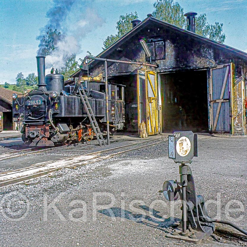 037 - AT-Steyrtalbahn- Zfst - - Österreich, Garsten, Sommer 1980-2