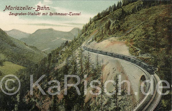 AT 115 70,7 --Saugrabenviadukt, 1900__Datei- Mariazellerbahn_saugrabenviadukt_1908