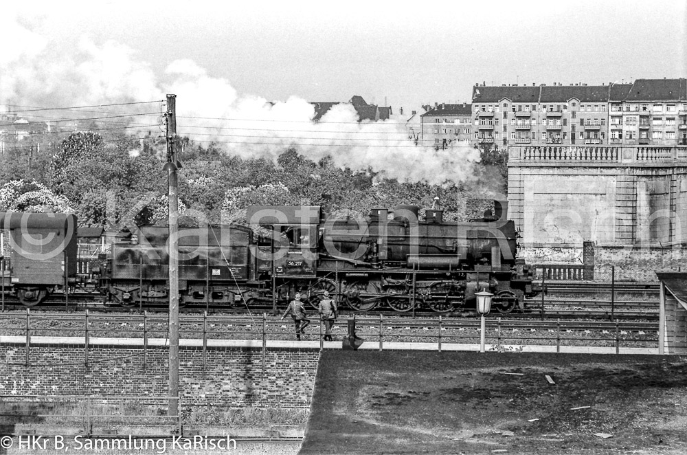 Berlin Boesebruecke - 56 217, Bos mit Grenzer, 5-64, HKr B_