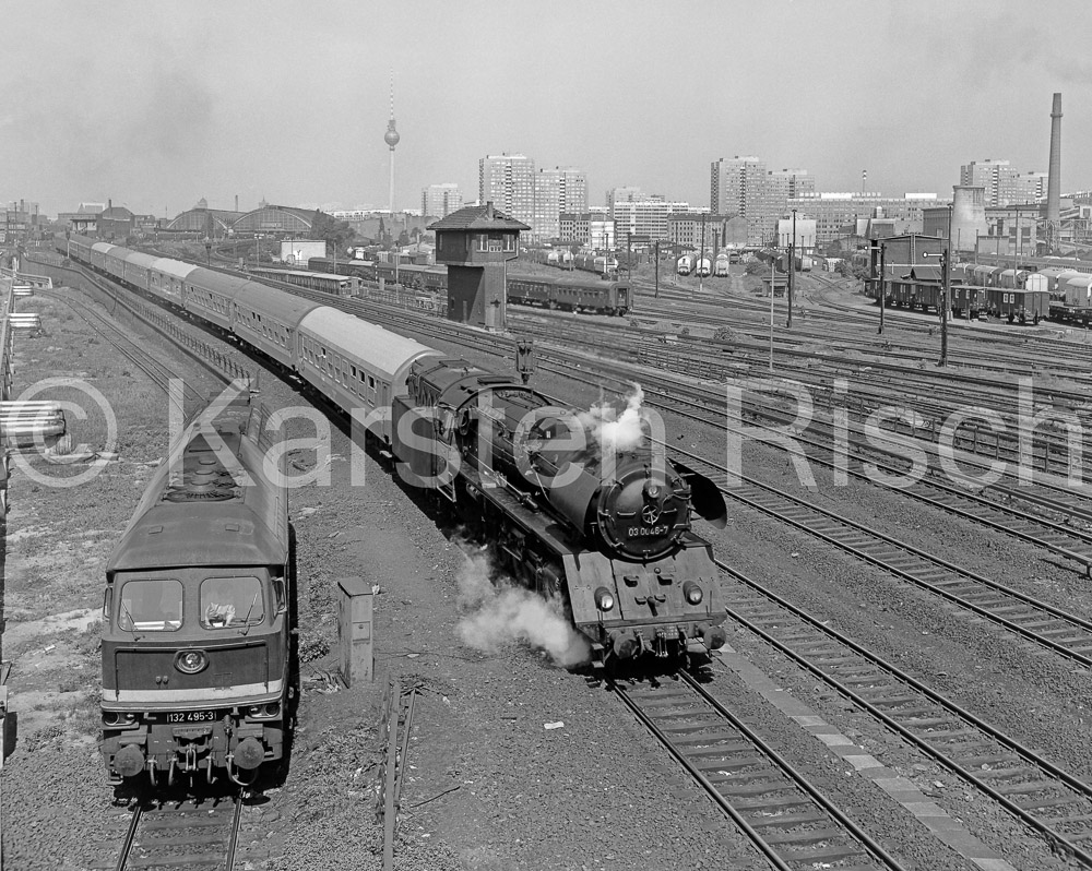 Berlin-Ost BR 03 Warschauer Brücke - 1979TEST_KR10245