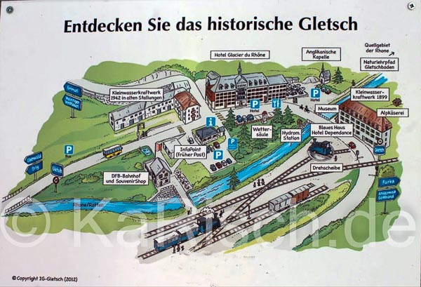 CH - FO 46,20 --Gletsch, 2012__Datei- Gletsch hist-zeichnung 2012