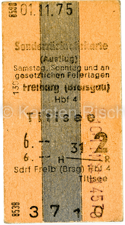 727 -1,5 - Fahrkarten 01.11 -23. - 26.5