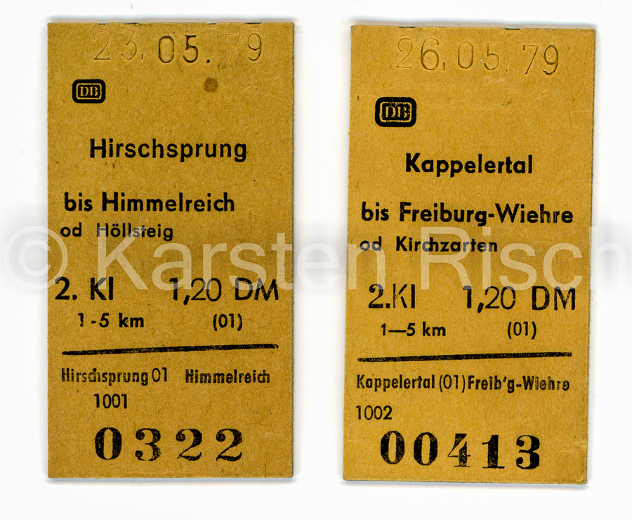 727 xx - Fahrkarten 01.11 -23. - 26.5