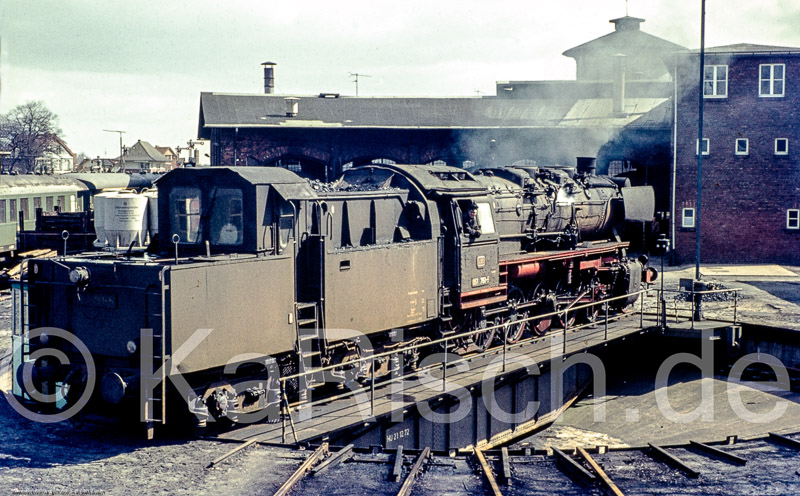 DB 116 52,1 Bw --  Soltau, 1975 _Eisenbahnstiftung - Foto- Karsten Risch - 1975_KR70651-Bearbeitet