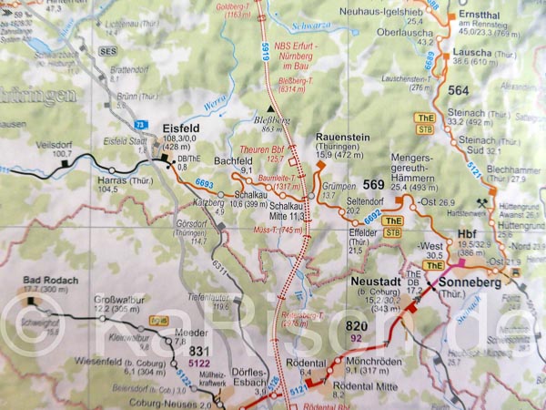 DR 633 0 --Strecke- Sonneberg - Eisfeld__Datei- Bahnstr sonneberg-eisfeld v1